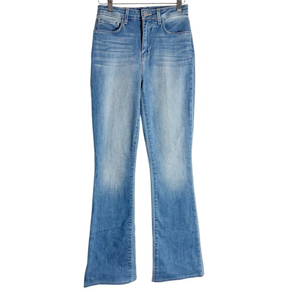 L’Agence Selma Flare Leg High Rise Denim Blue Jeans Size 27 - Picture 4 of 13